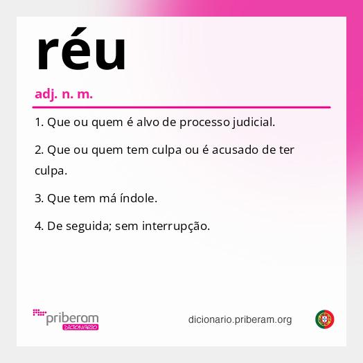 Significado de réu